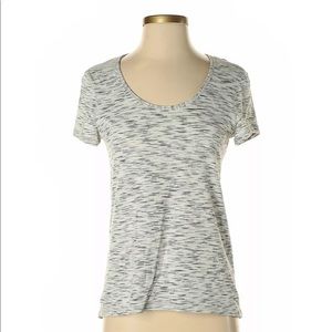 Lululemon Athletica gray white cutout top shirt 4